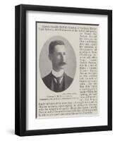 Captain C Mcneile Parsons, Commanding Royal Marine Detachment for China-null-Framed Giclee Print