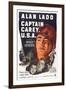 Captain Carey, U.S.A., Wanda Hendrix, Alan Ladd, 1950-null-Framed Premium Giclee Print