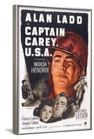 Captain Carey, U.S.A., Wanda Hendrix, Alan Ladd, 1950-null-Framed Art Print