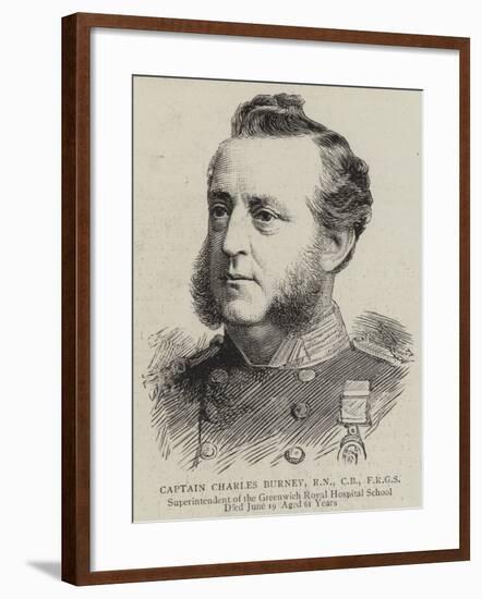 Captain Charles Burney-null-Framed Giclee Print