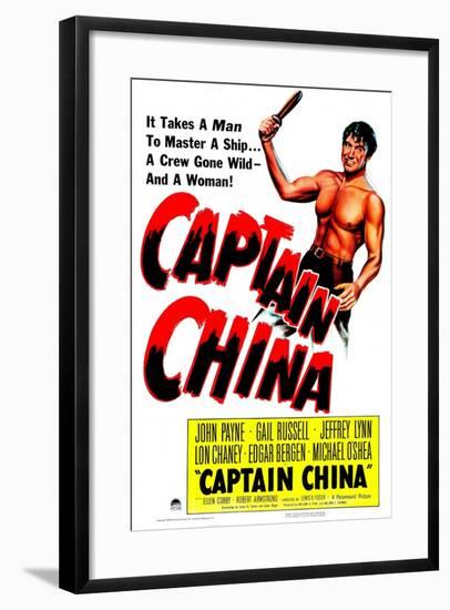 Captain China-null-Framed Art Print