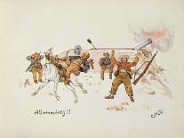 The A.D.C and the Goats, from 'The Leaguer of Ladysmith', 1900 (Colour Litho)-Captain Clive Dixon-Giclee Print