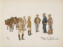 The First Shell, Ladysmith, 1899, from 'The Leaguer of Ladysmith', 1900 (Colour Litho)-Captain Clive Dixon-Giclee Print