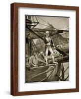 Captain Cook Approaching New Zealand-Richard Caton Woodville II-Framed Giclee Print