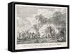 Captain Cook is Killed in Hawaii (Sandwich Islands) During a Quarrel Over a Stolen Boat-Grainger-Framed Stretched Canvas