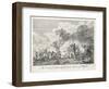 Captain Cook is Killed in Hawaii (Sandwich Islands) During a Quarrel Over a Stolen Boat-Grainger-Framed Art Print