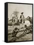 Captain Cook Landing in Tasmania, 1777-Richard Caton Woodville II-Framed Stretched Canvas