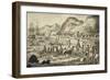 Captain Cook Landing 'N Owyhee', from the Voyages of Captain Cook-Isaac Robert Cruikshank-Framed Giclee Print