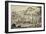 Captain Cook Landing 'N Owyhee', from the Voyages of Captain Cook-Isaac Robert Cruikshank-Framed Giclee Print