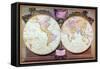 Captain Cook: Map, 1808-Laurie and Whittle-Framed Stretched Canvas