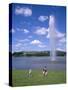 Captain Cook Memorial Fountain, Canberra, Australia-Ken Wilson-Stretched Canvas