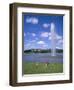 Captain Cook Memorial Fountain, Canberra, Australia-Ken Wilson-Framed Photographic Print