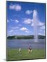 Captain Cook Memorial Fountain, Canberra, Australia-Ken Wilson-Mounted Photographic Print