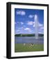 Captain Cook Memorial Fountain, Canberra, Australia-Ken Wilson-Framed Photographic Print