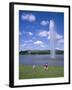 Captain Cook Memorial Fountain, Canberra, Australia-Ken Wilson-Framed Photographic Print