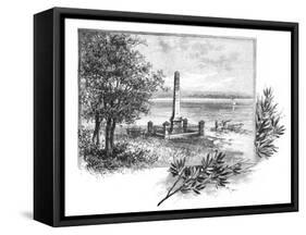 Captain Cook's Landing Place, Botany Bay, New South Wales, Australia, 1886-null-Framed Stretched Canvas