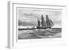 Captain Cook Sighting the Glasshouse Mountains, 1770-Julian Ashton-Framed Giclee Print