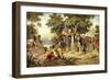 Captain Cook Taking Possession of New South Wales, 1770-null-Framed Giclee Print