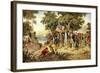 Captain Cook Taking Possession of New South Wales, 1770-null-Framed Giclee Print