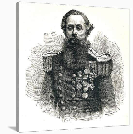 Captain Cowper Phipps Coles, (1819-1870), English Naval Captain and Inventor, 1893-null-Stretched Canvas