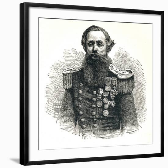 Captain Cowper Phipps Coles, (1819-1870), English Naval Captain and Inventor, 1893-null-Framed Giclee Print