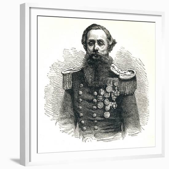 Captain Cowper Phipps Coles, (1819-1870), English Naval Captain and Inventor, 1893-null-Framed Giclee Print