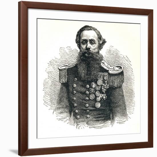 Captain Cowper Phipps Coles, (1819-1870), English Naval Captain and Inventor, 1893-null-Framed Giclee Print