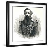 Captain Cowper Phipps Coles, (1819-1870), English Naval Captain and Inventor, 1893-null-Framed Giclee Print