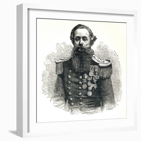 Captain Cowper Phipps Coles, (1819-1870), English Naval Captain and Inventor, 1893-null-Framed Giclee Print