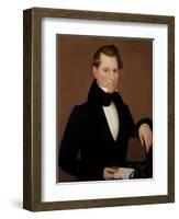 Captain Cox, circa 1836-Ammi Phillips-Framed Giclee Print