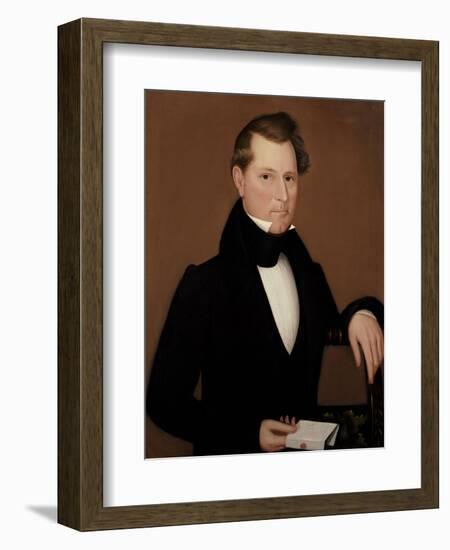 Captain Cox, circa 1836-Ammi Phillips-Framed Giclee Print