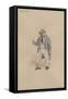 Captain Cuttle, c.1920s-Joseph Clayton Clarke-Framed Stretched Canvas