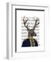 Captain Deer-Fab Funky-Framed Art Print