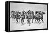 Captain Dodge's Colored Troopers to the Rescue-Frederic Sackrider Remington-Framed Stretched Canvas