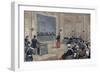 Captain Dreyfus before Council of War-Stefano Bianchetti-Framed Giclee Print