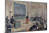 Captain Dreyfus before Council of War-Stefano Bianchetti-Mounted Giclee Print