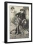 Captain E. Bill Jenkins and Miss Margo Astoria. American Sharpshooters-null-Framed Giclee Print