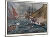 Captain Fagg in the "Buck" Out-Sails the Spanish Blockade-J.r. Skelton-Mounted Art Print