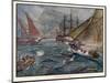 Captain Fagg in the "Buck" Out-Sails the Spanish Blockade-J.r. Skelton-Mounted Art Print