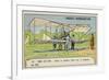 Captain Ferber Carrying Out Trials of an Aeroplane, Issy, France, 1905-null-Framed Giclee Print