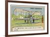 Captain Ferber Carrying Out Trials of an Aeroplane, Issy, France, 1905-null-Framed Giclee Print