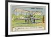 Captain Ferber Carrying Out Trials of an Aeroplane, Issy, France, 1905-null-Framed Giclee Print