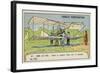 Captain Ferber Carrying Out Trials of an Aeroplane, Issy, France, 1905-null-Framed Giclee Print