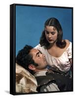 CAPTAIN FROM CASTILE, 1947 directed by HENRY KING Tyrone Power and Jean Peters (photo)-null-Framed Stretched Canvas