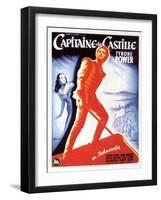 Captain From Castile, French Movie Poster, 1947-null-Framed Art Print