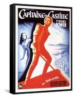 Captain From Castile, French Movie Poster, 1947-null-Framed Stretched Canvas