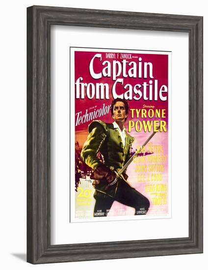 Captain from Castile - Movie Poster Reproduction-null-Framed Photo