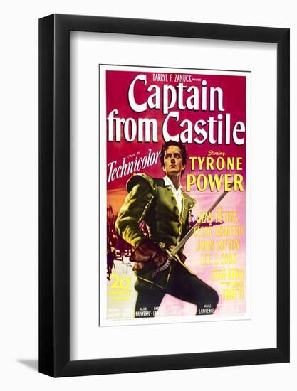 Captain from Castile - Movie Poster Reproduction-null-Framed Photo