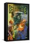 Captain Future Fires at the Magician of Mars-null-Framed Stretched Canvas