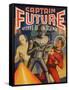 Captain Future Wizard of Science Television Poster-null-Framed Stretched Canvas